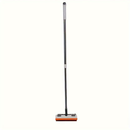 Multi-Surface Scrub Brush with Built-in Liquid Dispenser - 1 Pack Extendable Tile and Bathroom Scrubber for Comfortable Cleaning, Non-Electric Manual Operation, Ideal for Living Room, Toilet, Kitchen, Wall, and Floor