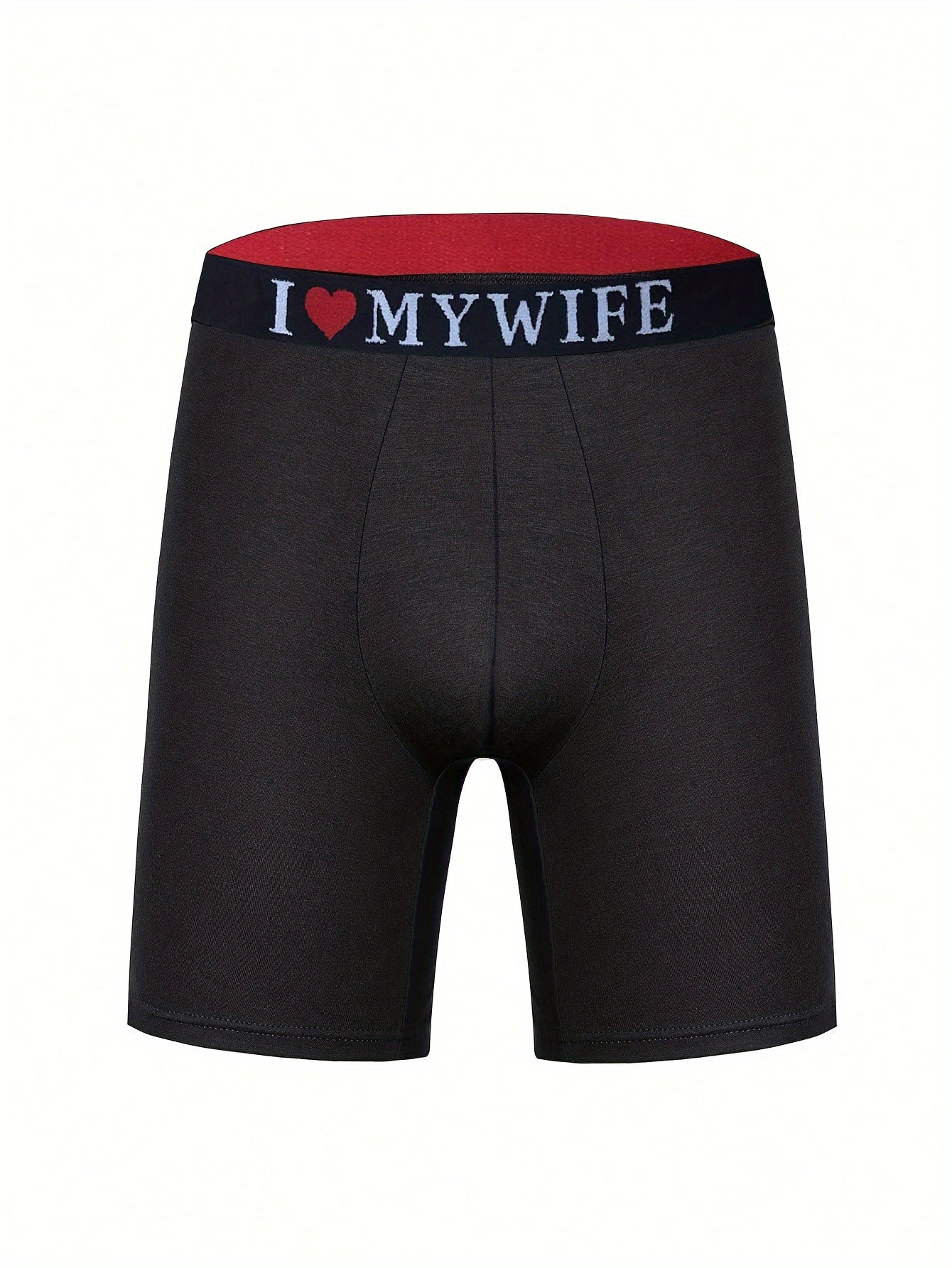 3pcs Men's Modal Long Boxer Briefs - Stretchy, Breathable &amp; Comfort Fit Underwear, Machine Washable