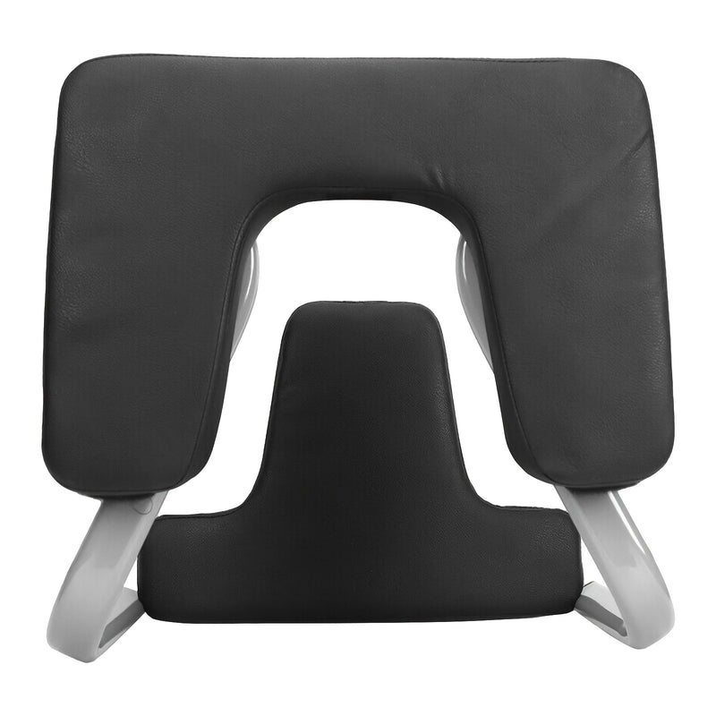 1x Black PU Yoga Inversion Chair with Steel Pipe Frame - Detachable, 200kg Capacity, Ideal for Headstands & Workouts, Perfect for Halloween/Christmas/Thanksgiving, Versatile Workout Chair|Modern Fitness Chair|Durable Construc