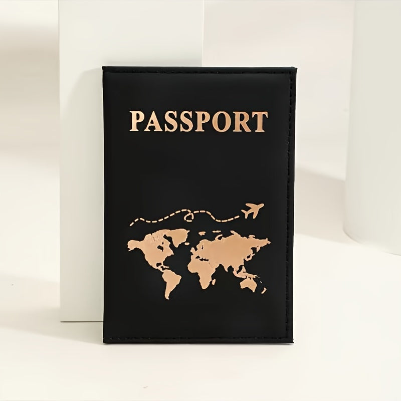 1pc Passport Cover And Travel Wallet Secure Organizer For Documents And Cards