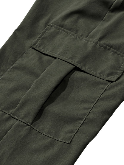 Stylish Men's Cargo Pants - Comfortable, Breathable, and Practical with Multiple Side Pockets for Summer Outdoor Activities, Hiking, Camping, and Travel