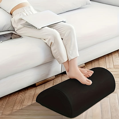 Ergonomic Office Foot Rest - Under Desk Footrest With Washable Cover - Perfect Work From Home Accessory For Maximum Comfort &amp; Support!