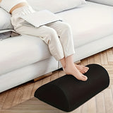 Reposapiés ergonómico para oficina: reposapiés debajo del escritorio con funda lavable: accesorio perfecto para trabajar desde casa para máxima comodidad y apoyo.