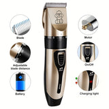 Professional Pet Electric Clipper Kit for Dogs, Specialized Hair Clipper Head for Leaving Hair, Professional Grooming Tool for Pet Shops, Suitable for Teddy and Cats