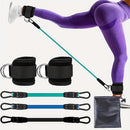 Adjustable Ankle Resistance Bands Set With Ankle Strap, Home Gym Booty And Leg Strength Training Equipment, Glute Kickback Straps