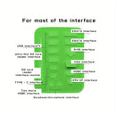 16pcs Silicone Dust Plug Set for Laptops - USB Port Covers &amp; Accessories