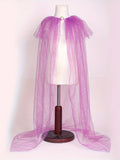 Capa brillante con lentejuelas para niñas, capa de princesa de ensueño para fiestas de disfraces, bailes de graduación, presentaciones y regalos.