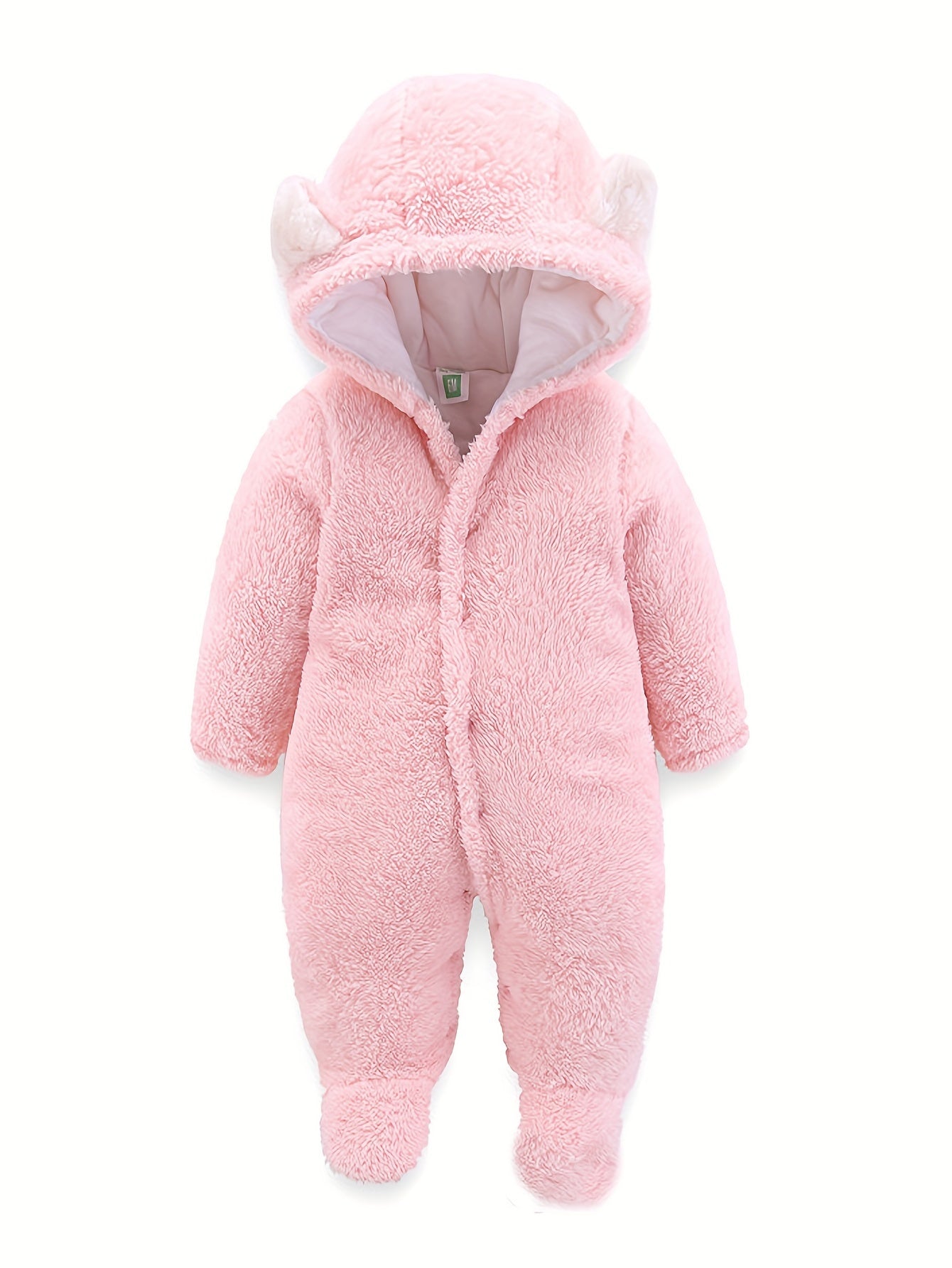 Unisex Baby Winter Coats Cute Newborn Infant Hooded Jumpsuit Snowsuit Bodysuits, Suitable For Indoor And Outdoor Wear