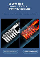 Instant Water Heater 220V 3000W-5500W Portable Electric Heaters for Bathroom Hot Water Shower and Home Kitchen Heating