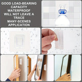 20pcs Strong Adhesive Wall Hooks - Transparent, Easy Install, Multi-Purpose Suction Cup Mount for Kitchen & Bathroom Storage Solutions