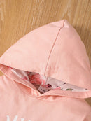 2pcs Toddler Baby Girls Casual Cute Cotton Outdoor Set - MAMA'S GIRL Letter Graphic Long Sleeve Sweatshirt + Floral Trousers, Outdoor Cloth