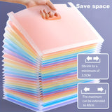 1pc Folder Multi-Purpose Standing Document Folder Expandable A4 File Folder 25 Pockets Colored Index Tabs For Office School Home