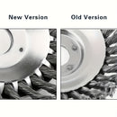 Heavy-Duty Steel Wire Trimmer Head - Ideal for Efficient Garden & Lawn Care, Metal Construction