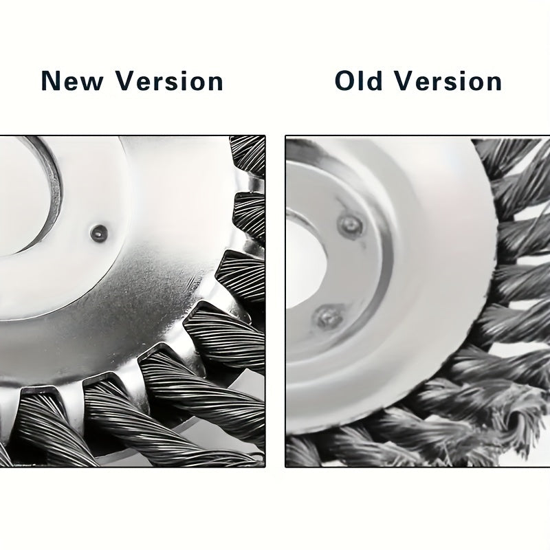 Heavy-Duty Steel Wire Trimmer Head - Ideal for Efficient Garden & Lawn Care, Metal Construction