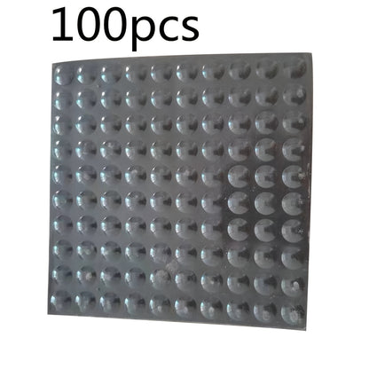 50/100pcs Self-adhesive Door Stop Rubber Shock Absorber Buffer Cabinet Bumper Silicone Furniture Mat Cushion Protective Pad