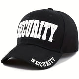 1pc "SECURITY" Embroidered Baseball Cap, Ideal Choice For Gifts