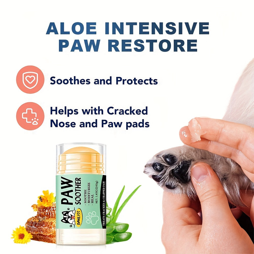 Soothing Dog Paw & Nose Balm - Moisturizing Pet Care for Dry, Cracked Skin Protection