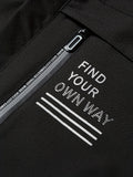 Men's Fashion Casual Waterproof Windbreaker Hooded Jacket, Outdoor Coat With Zip Pockets – Lightweight And Breathable