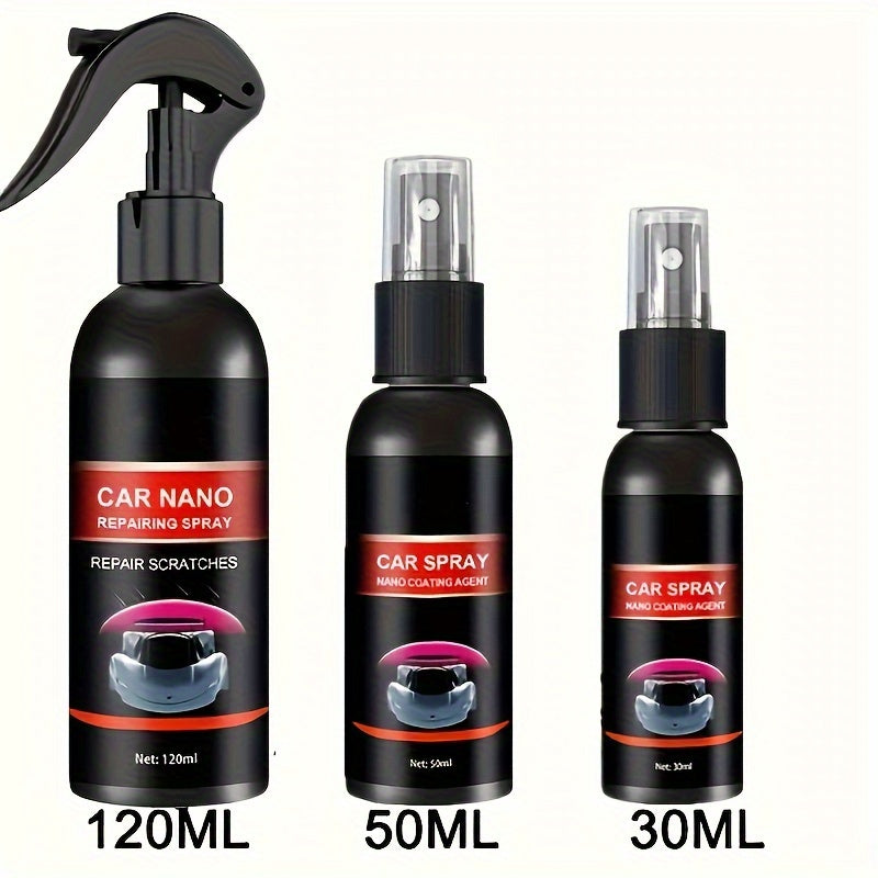 Nano Ceramic Coating Spray - Ultimate Car Paint Protection and Hydrophobic Glass Coating Repels Water