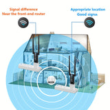 1pc USB Wireless WiFi Repeater Range Extender, 300Mbps Network Signal Amplifier Extender WiFi Booster, Suitable For Upstairs And Downstairs WiFi With Dead Zones.