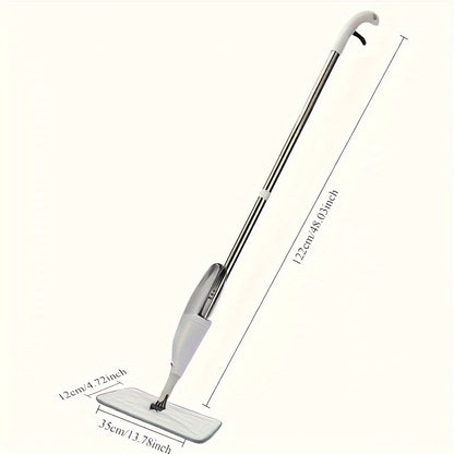 2-in-1 Spray Mop with Reusable Pads - Perfect for Wet & Dry Cleaning, Floor Disinfection | Ideal for Living Room