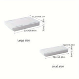 2pcs Under Desk Storage Drawers - No Drill, Adjustable & Lightweight Pull-Out Organizer for Office Supplies and Cosmetics