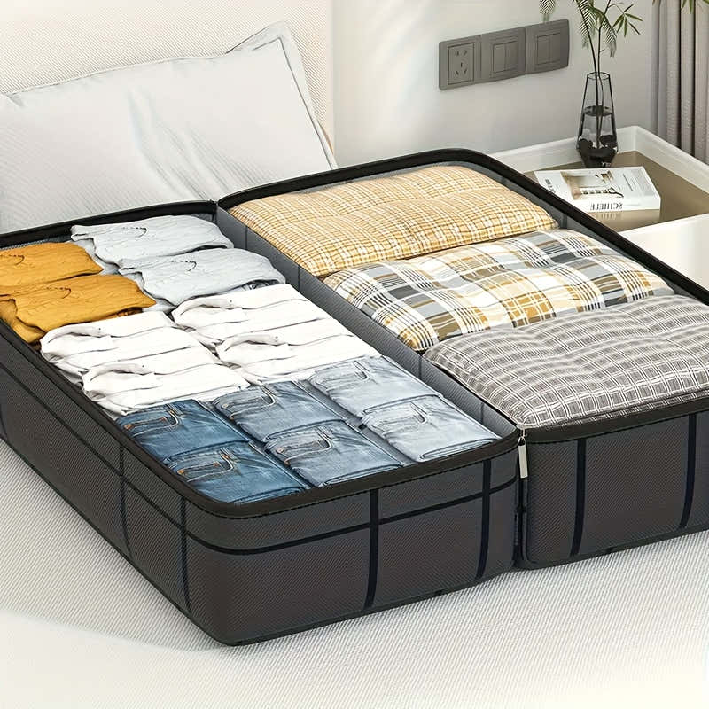 Extra-Large Heavy-Duty Storage Bag with Zipper & Handle - Space-Saving Organizer for Bedroom, Closet, Wardrobe, and Travel Essentials