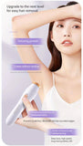 Kit de depilación eléctrica 3 en 1 para mujer: recortadora facial recargable por USB, recortadora de vello nasal, depiladora corporal completa, regalos para mujeres