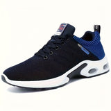 Zapatillas de deporte transpirables y cómodas para hombre, zapatillas para correr antideslizantes y duraderas para todas las estaciones.