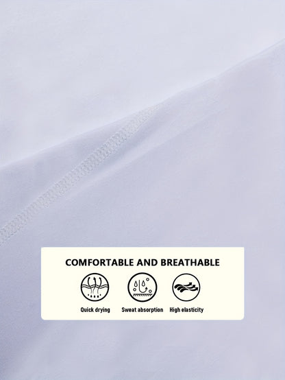 3pcs Men's Athletic Compression Long Sleeve Tops - Quick Dry, Moisture-Wicking & Breathable, High Stretch for Running, Yoga & Outdoor Activities, Casual, Sweat-wicking, Movement Style, Going Out Occasion, Leisure Outing Occas