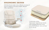 Ergonomic Beige Velvet Office Chair with Lumbar Support, Adjustable Armrests & Swivel Base - Comfortable Executive Desk Chair for Home, Study, or Bedroom