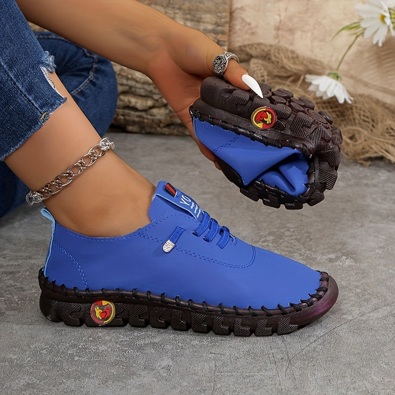 Women's Solid Color Casual Sneakers, Slip On Lightweight Soft Sole Walking Shoes, Comfort Low-top Daily Footwear (plus size)