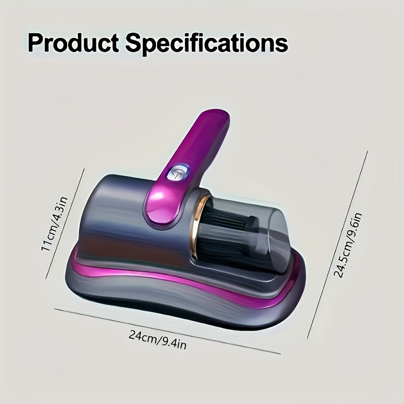 Portable Handheld Vacuum Cleaner, Wireless Vacuum Cleaner, USB Charging, Quiet Operation, Rechargeable Lithium Battery, Very Suitable for Household, Bed, Sofa, Carpet, Fabric Cleaning. Ideal Family Gift