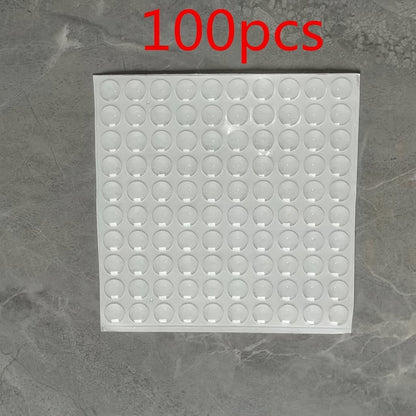 50/100pcs Self-adhesive Door Stop Rubber Shock Absorber Buffer Cabinet Bumper Silicone Furniture Mat Cushion Protective Pad