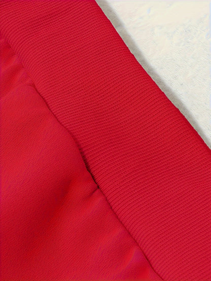 Conjunto de sudadera con capucha y pantalón ancho para niña, informal, con estampado de letras y dibujos animados, 304, poliéster elástico, corte holgado, otoño/invierno, tejido de punto, ropa juvenil, para exteriores.