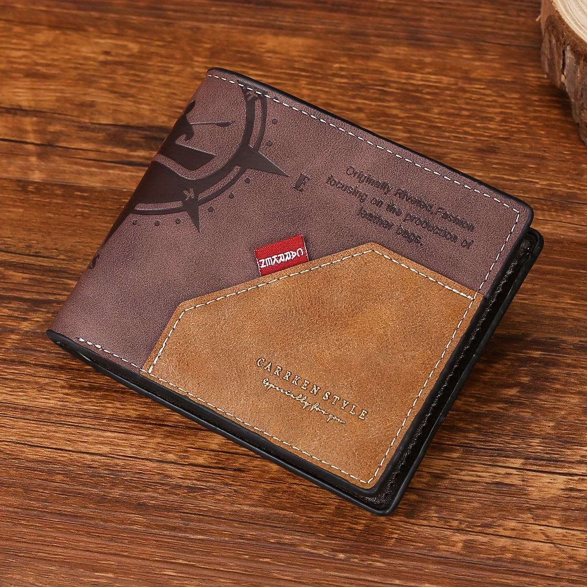 1pc Men's Vintage Short Wallet, Multi Card Slots Wallet, Ideal Gift For Men