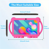 Android 13 Tablet 17.78 Cm Tablet With 32GB ROM, 3GB RAM, Android OS, Eye Protection Screen, Parental Control, Education Apps, Dual Camera, Shockproof Case