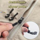 30pcs Universal Detachable Zipper Repair Kit, Black Instant Fix Slider, Secure Zipper Repair Set, with Detachable Rescuer Replacement for Sewing Clothing, Jackets, Backpacks