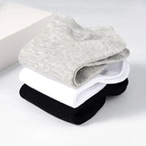 5/10/12 Pairs Comfy Ankle Socks, Solid Color Ankle Sock Pack, Women's Stockings & Hosiery