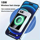 1pc, 10000mAh Mobile Power Bank, 22.5W / PD20W Super Fast Charging, Magnetic Wireless Power Bank, Suitable for Android /iPhone Devices USB, Type-c Portable Mobile Phone Power Bank, LED Power Display Screen