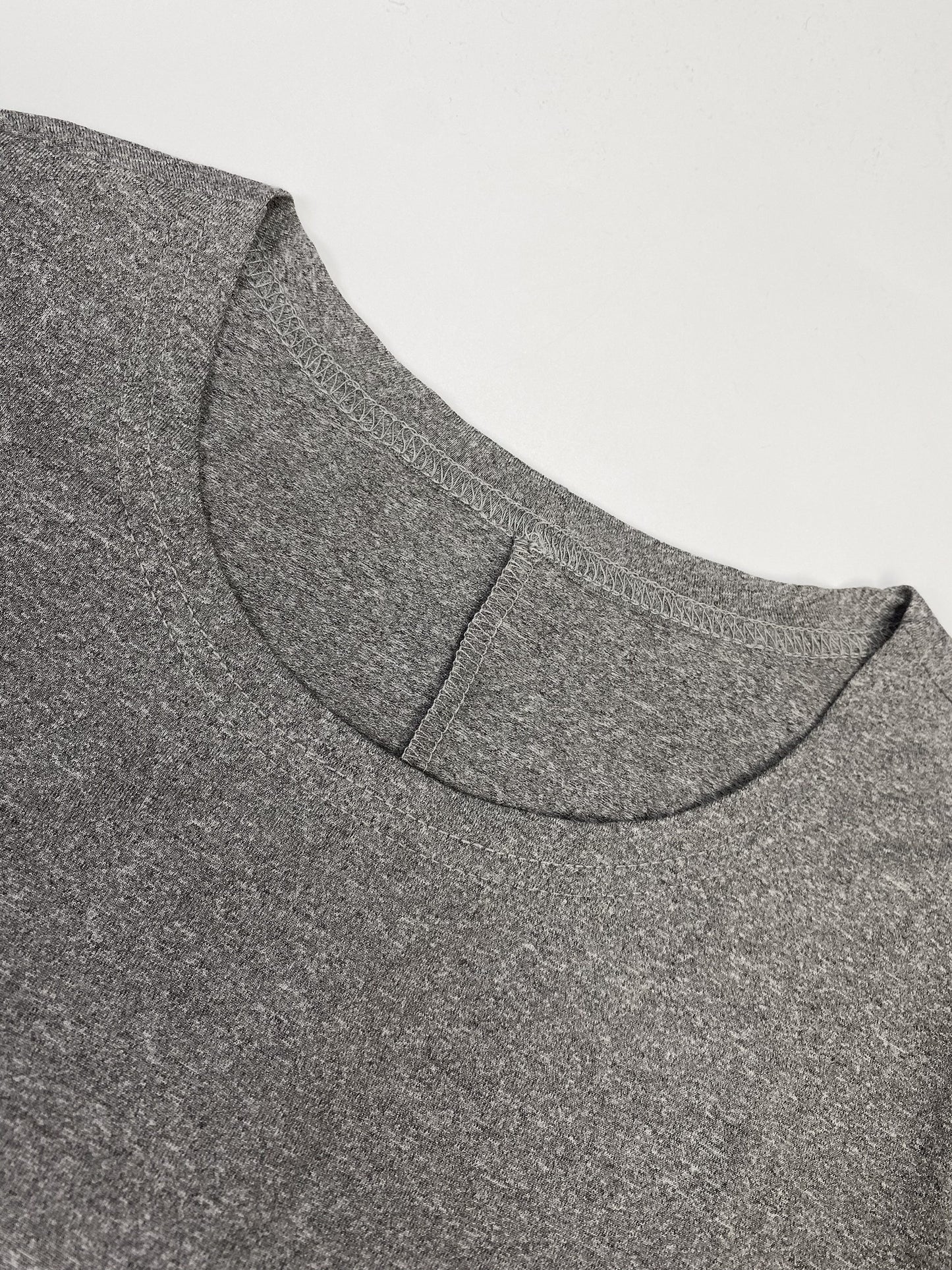 Plus Size Elegant Gray Maxi Dress with Belt - Stretchy Polyester, Long Sleeves, Round Neck, Ruffle Hem & Pockets - Machine Washable for Spring/Fall, TB6422, Waist-cinching, Long Dress