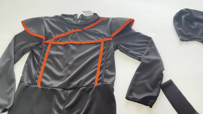Kid's Warrior Character Clothing, Cartoon Samurai Character Halloween Outfits, Boy's Clothes For Party Performance