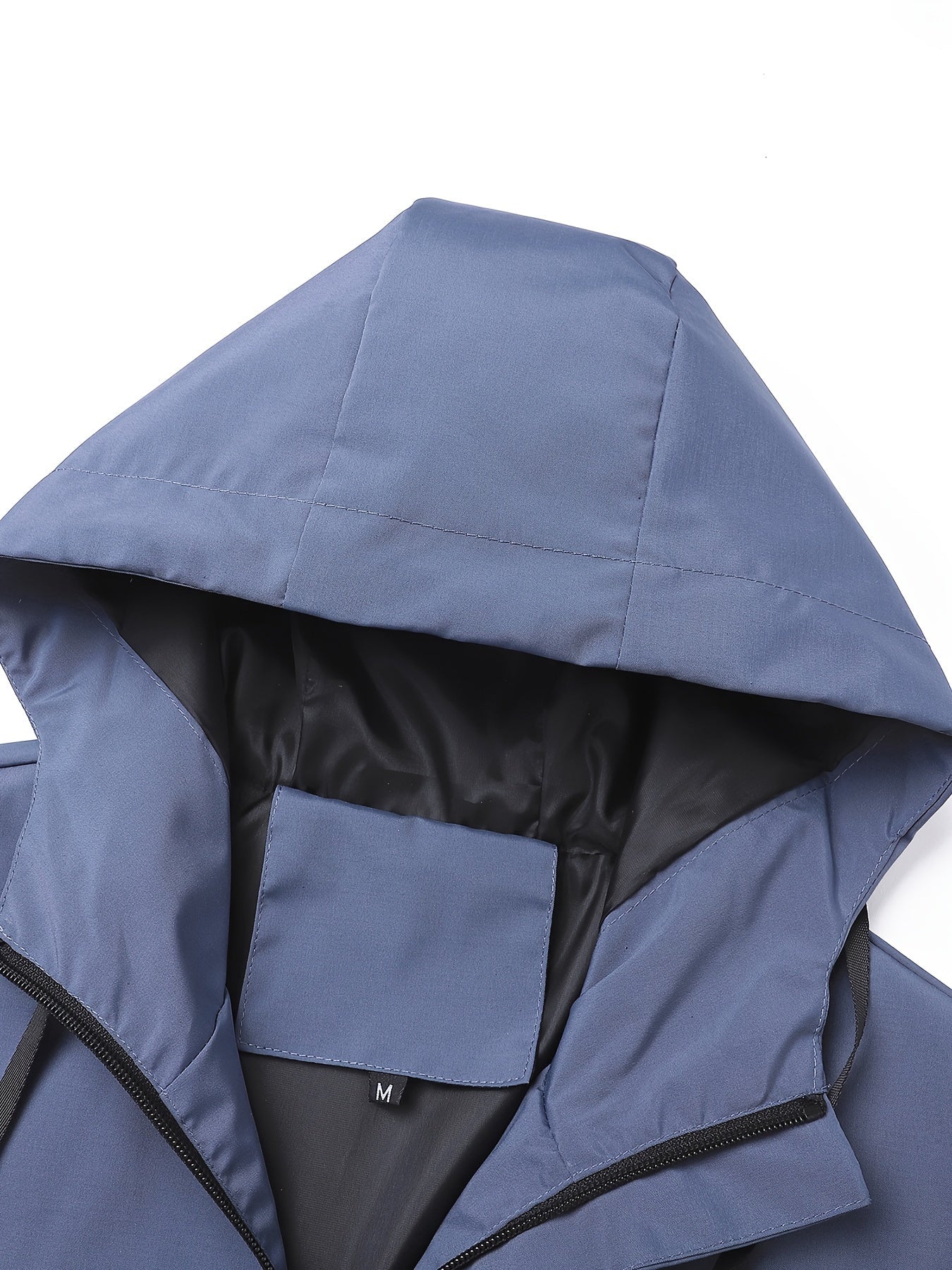 Men's Fashion Casual Waterproof Windbreaker Hooded Jacket, Outdoor Coat With Zip Pockets – Lightweight And Breathable