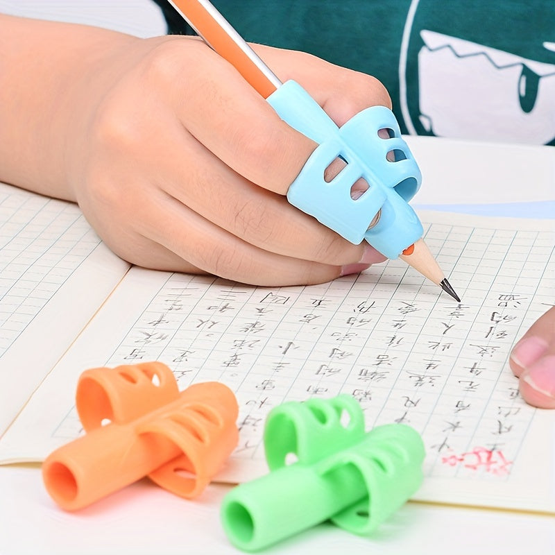 1/2 Pcs Two Finger Grip Silicone Baby Learn Writing Tool Writing Pen Writing Correction Device Children Study Supplies Gift For Children