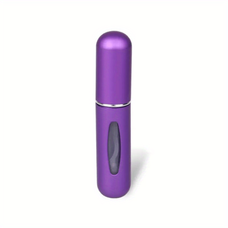 Botella de perfume compacta y recargable con atomizador: perfecta para viajar.