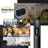 Ultimate Privacy Protection: Advanced Anti-Spy Hidden Camera Detector - Real-Time Alerts, Portable with LED Indicator for Home, Office &amp; Hotel Security - Ideal Christmas Gift