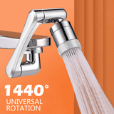 1pc Premium 1440° Copper Alloy Universal Swivel Faucet Spray Head - Adjustable, Water-Saving, And Easy to Install - Suitable for Extension Faucet, Aerator Spout, Kitchen Faucet, Wash Basin Robot Arm Faucet Extender, And Sink