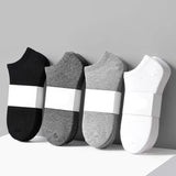 5/10/12 Pairs Comfy Ankle Socks, Solid Color Ankle Sock Pack, Women's Stockings & Hosiery