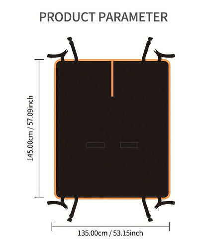 New Car Pet Mat Anti-fouling Foldable Car Pet Mat Rear Car Seat Cushion