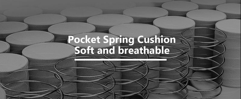 GTPLAYER Gaming Chair, Computer Office Chair with Pocket Spring Cushion, Linkage Armrests and Footrest, High Back Ergonomic Comp